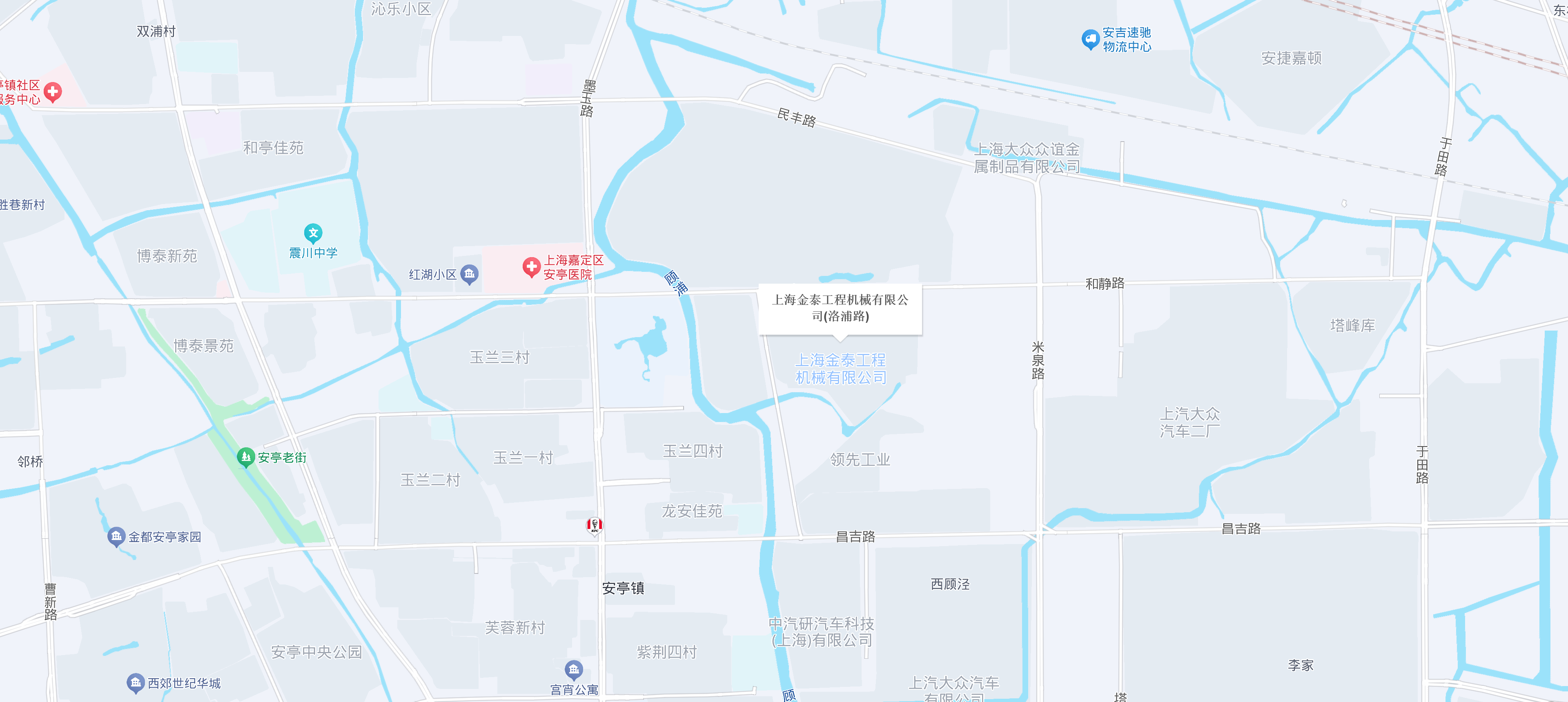 Shanghai Jintai Engineering Machinery Co.,Ltd locations Map